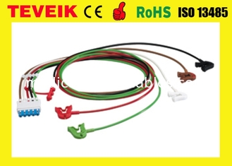 El cable médico 5 del monitor paciente M1971A ECG de HP lleva el IEC del clip