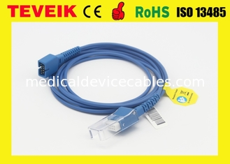 DEC-8 cable del adaptador de la extensión Spo2 para el monitor paciente de Nellco-r, material de TPU