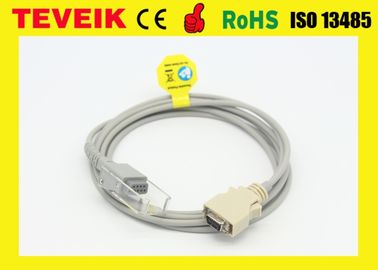 Cable reutilizable del adaptador del sensor SpO2 del ms LNCS del precio de fábrica, Pin 14 al cable de extensión femenino DB9