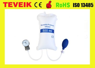 bolso manual de la infusión de la presión del puño médico de la presión arterial 500ml con el indicador de presión
