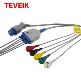 IEC alrededor del cable médico del monitor de Satliteplus Ecg del DATEX de 10 ventajas del Pin 5