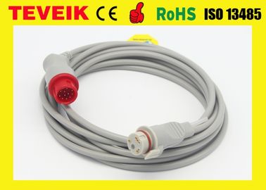 Transductor invasor/cable de la presión arterial de la supervisión de los dispositivos del adaptador paciente de BD