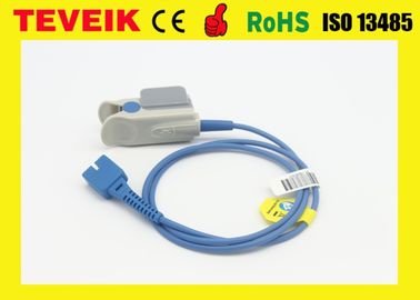Sensor de DS-100A SpO2 para DB adulto 9pin del clip los 3ft del finger del monitor paciente de Nellco-r