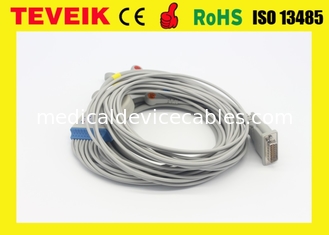 Cable del ECG de Schiller para: Autoruler, Autoscript 6/12 Cardiette, EK Ergoline 3003/3012