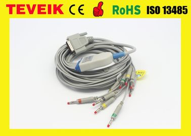 Cables para Cardiofax, canales 40Pin 12, cable del ECG de Nihon Kohden de NK ECG