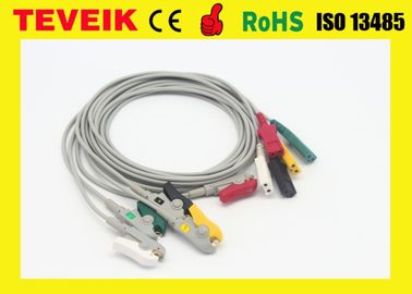 El cable 700-0006-09 del dispositivo ECG del monitor paciente de SPACELABS 5 ventajas acorta el IEC