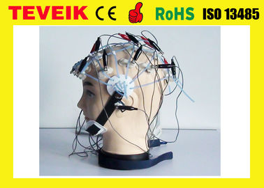 Ventaja 20 que separa el casquillo de EEG con el electrodo del cobre plateado del cloruro de plata