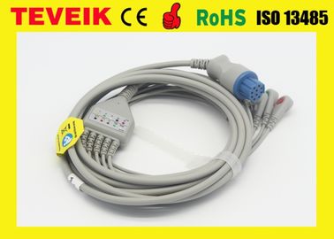 DATEX médico Cardiocap del precio de fábrica 5 ventajas alrededor del cable de 10pin ECG para el monitor paciente