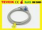 Alrededor 10 del cable del tronco del Pin ECG para el monitor paciente del DATEX, tipo 3 cable de LL del paciente de las ventajas ECG