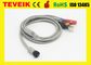 Cable médico del registrador ECG de GE Holter con los 5 alambres de ventaja integrados