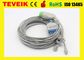 Cable médico de la ronda 12pin TPU ECG de Kontron 7135B de la fábrica de Shenzhen para el monitor paciente