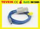 Cable médico reutilizable reutilizable compatible de Redel 7pin del sensor Spo2 de Goldway