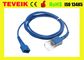 Compatible para el cable de Adapater del sensor del Nell-corazón EC-8, DB 7pin DB9 al cable de extensión femenino del Nell-corazón Spo2