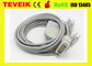 Cable del alambre DB15pin ECG/EKG de FUKUDA Denshi 10Leads para Cardimax FX-2111 FX-3010