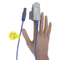 sensor reutilizable spo2 para el cable pediátrico adulto del sensor del DB 7pin spo2 del clip los 3ft del finger del monitor paciente de Contec