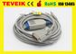 El cable del ECG de Edan para SE-12 expresa el perno AHA/IEC MS1-106902 del DB 15 de SE-3 SE-601A