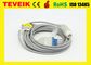 La ronda médica reutilizable 12pin 5 de HP de la fábrica de TEVEIK lleva el cable de ECG para el monitor paciente
