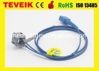 Cable reutilizable de nell-core doc. 10 DB7 Pin With Non-Separable Wrap TPU del sensor Spo2