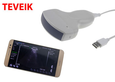 Máquina portátil de Doppler del ultrasonido de Wifi de la punta de prueba inalámbrica médica del ultrasonido de Teveik