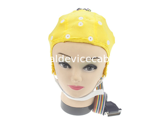 La separación del sombrero 20 de EEG lleva el casquillo infantil del niño adulto médico EEG sin el electrodo de ECG