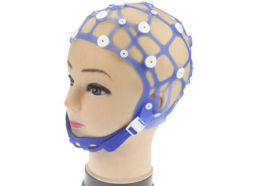 Casquillo del sombrero EEG del adulto EEG del OEM de la fabricación de TEVEIK, canal 20 sin los electrodos de EEG
