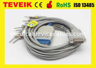 Cable del ECG de Nihon Kohden para ECG-9130P ECG-9620P Cardiofax Q ECG-9110K Cardiofax Q ECG-9130K