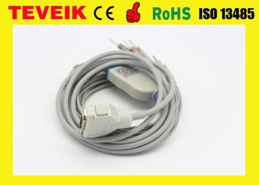 Cable del ECG de Fukuda Denshi para Autocardiner, Cardimax FX-2111 FX-3010 FX-4010 FCP-2155