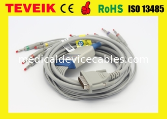 Cable del ECG de Schiller para AT3, AT6, CS6, AT5, AT10, aviónica AT60 (Del Mar): 910/920/930