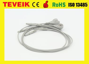 El OEM/el ODM médicos reutilizables DIN1.5 7 lleva el cable del Leadwire de Holter Recorder ECG con la broche