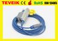 Sensor compatible SpO2, cable médico de MS3-109069 Edan del clip del finger de Readel 6pins Audlt