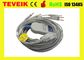 Cable y Leadwires largos de la ventaja ECG del cable 10 del ECG de Schiller del tornillo para AT3, AT6, CS6, AT5, AT10, AT60