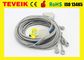 Cable de la ventaja EKG/ECG del DB 15Pin Fukuda Denshi 10 con la fuente del IEC de la broche de la fábrica