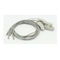 Accesorios médicos de 1 de los pares DIN1.5 del zócalo EEG del cable el 1.2m cobre plateado del cloruro de plata