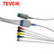 Spacelabs 5 ventajas AHA redondea el cable del electrodo de 17 Pin Ecg