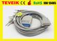 Cable del ECG de Nihon Kohden para ECG-9130P ECG-9620P Cardiofax Q ECG-9110K Cardiofax Q ECG-9130K